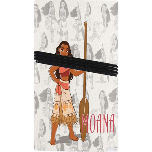 Disney Princess Moana Pattern PS5 Pro Console Skin